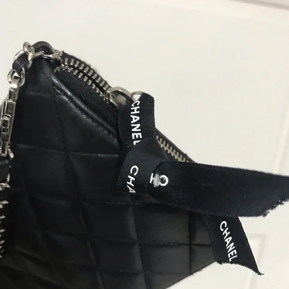 Authentic Chanel Wallet with Added Chain - Comes with Box and Card - Picture 15 of 16